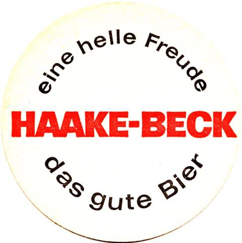 bremen hb-hb haake helle 1-2a (rund215-das gute bier-schwarzrot)